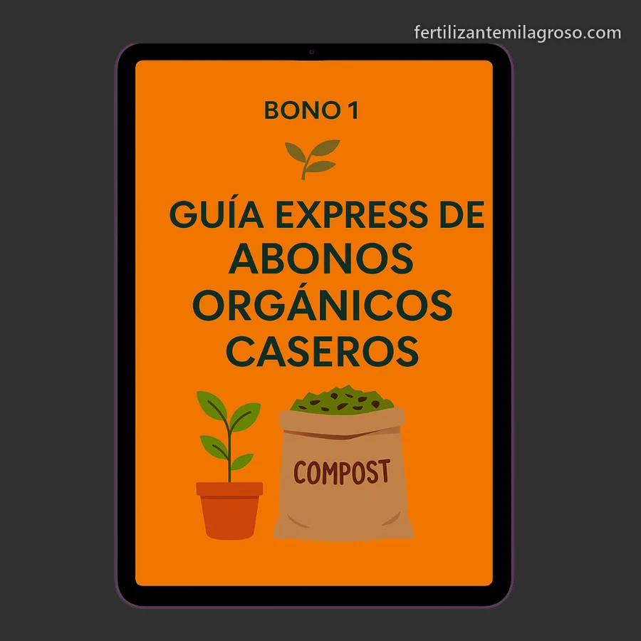 Bono 1, guía express de abonos orgánicos caseros