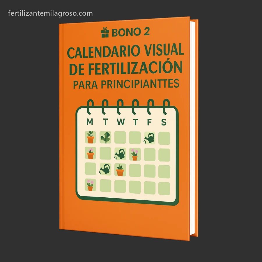 Bono 2, calendario visual de fertilización